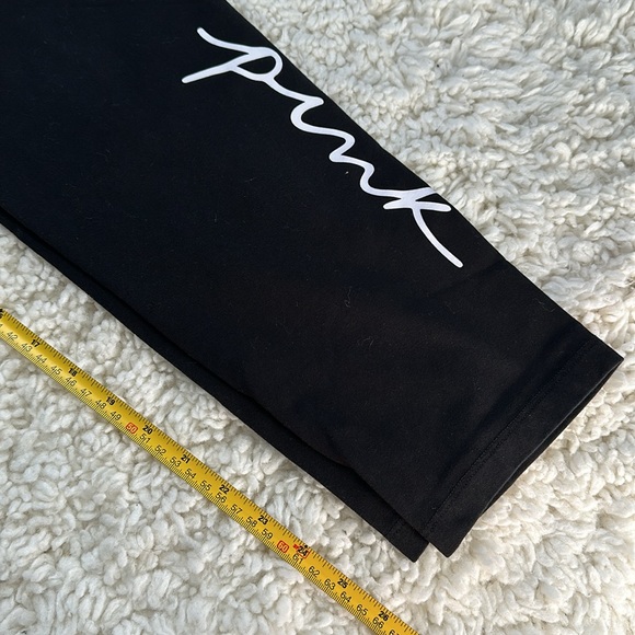 Victoria Secert Pink Plus Size Leggings XXL Cursive 1034 - Picture 8 of 9